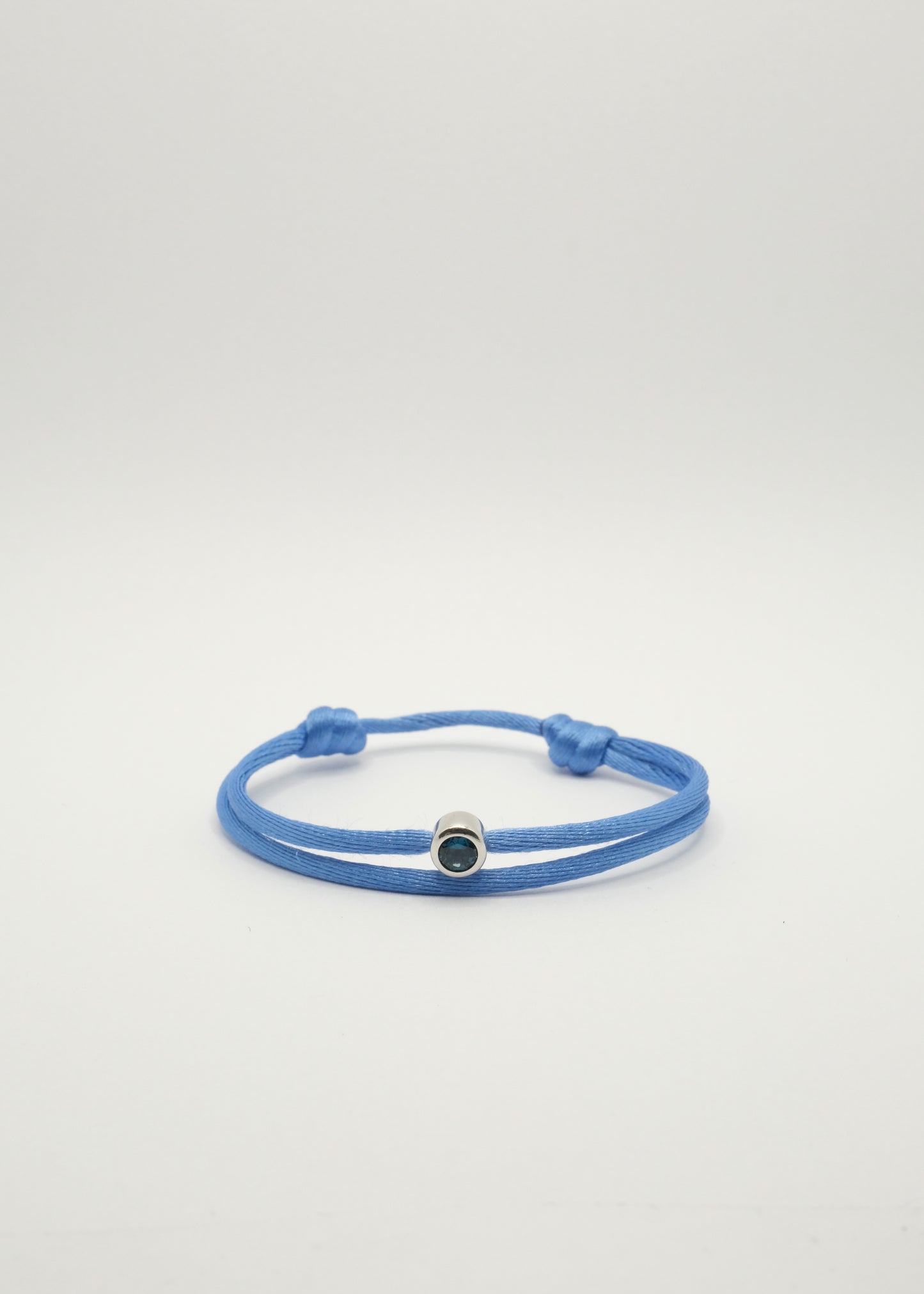 Bracelet sur cordon - IT'S A BOY en argent sterling rhodié