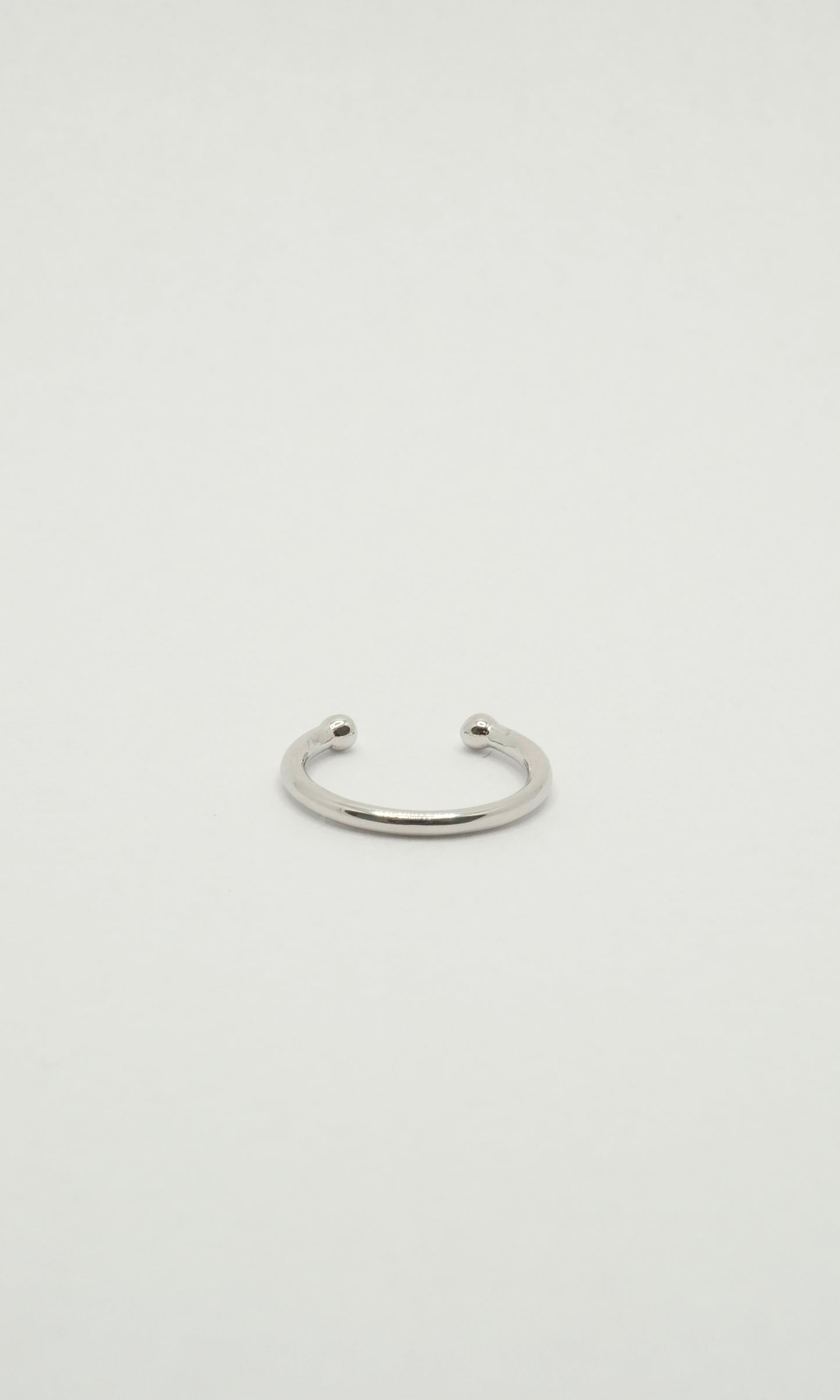 Manchette d'oreille classique en argent et plaqué or