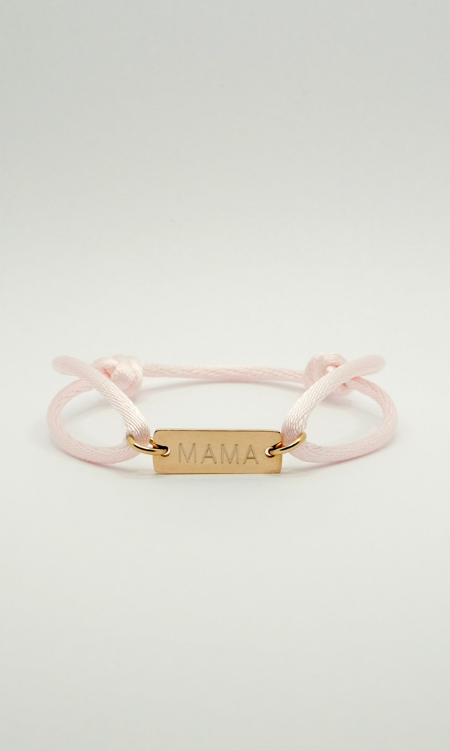 Bracelet cordon avec barre à graver en acier inoxydable