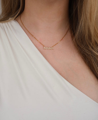 Collier MAMA en cuivre