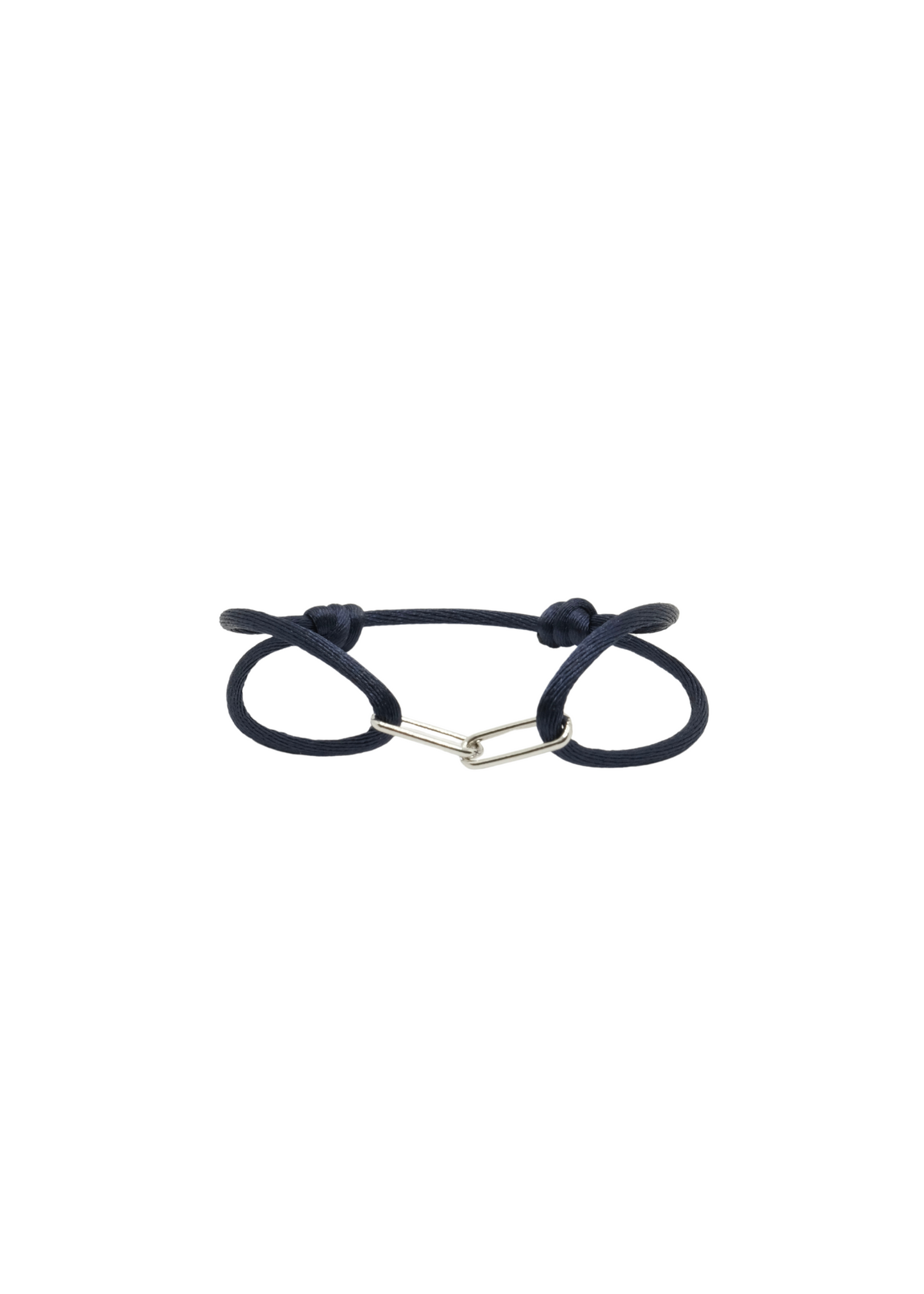 Bracelet sur cordon "Close Forever" en argent rhodié et plaqué or